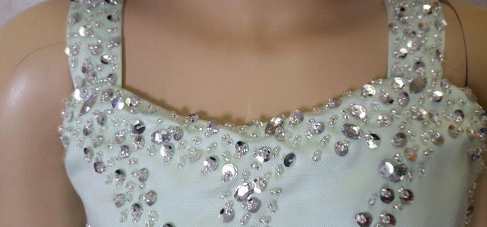 girls sequin bodice dress